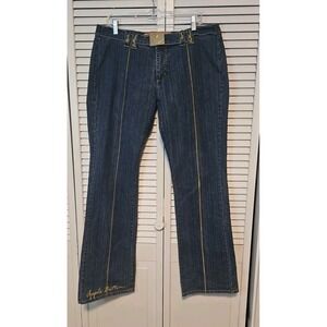 Vintage Apple Bottom Y2K JEANS BY NELLY SIZE SIZE 13/14 39x34 EUC